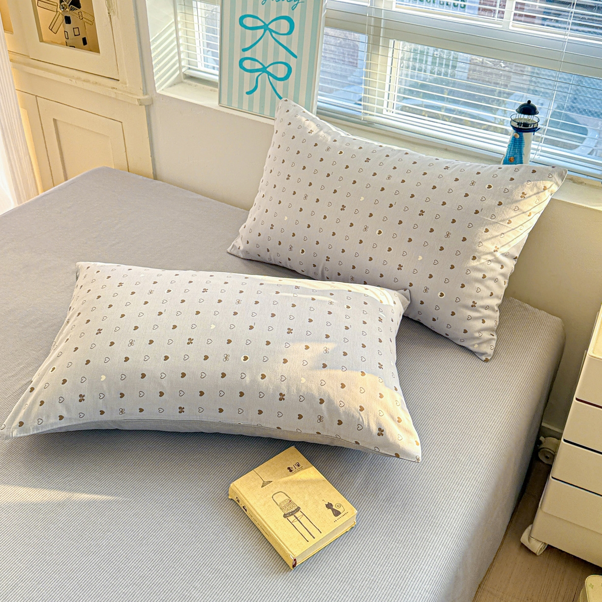 91家纺网 家纺一手货源 找家纺 名品家纺 2026新款100%纯棉枕套系列 数字心情