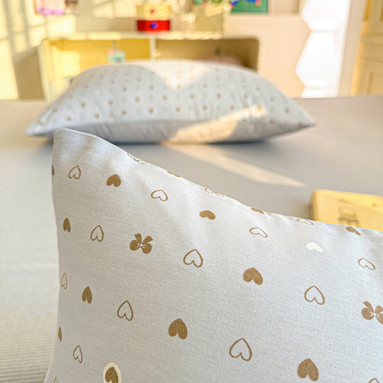 91家纺网 家纺一手货源 找家纺 名品家纺 2026新款100%纯棉枕套系列 数字心情