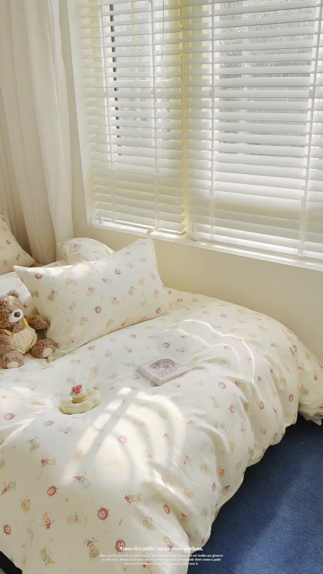 91家纺网 家纺一手货源 找家纺 麦伦家居 2026春夏新品全棉有氧双层纱印花系列简约款四件套 星星魔法