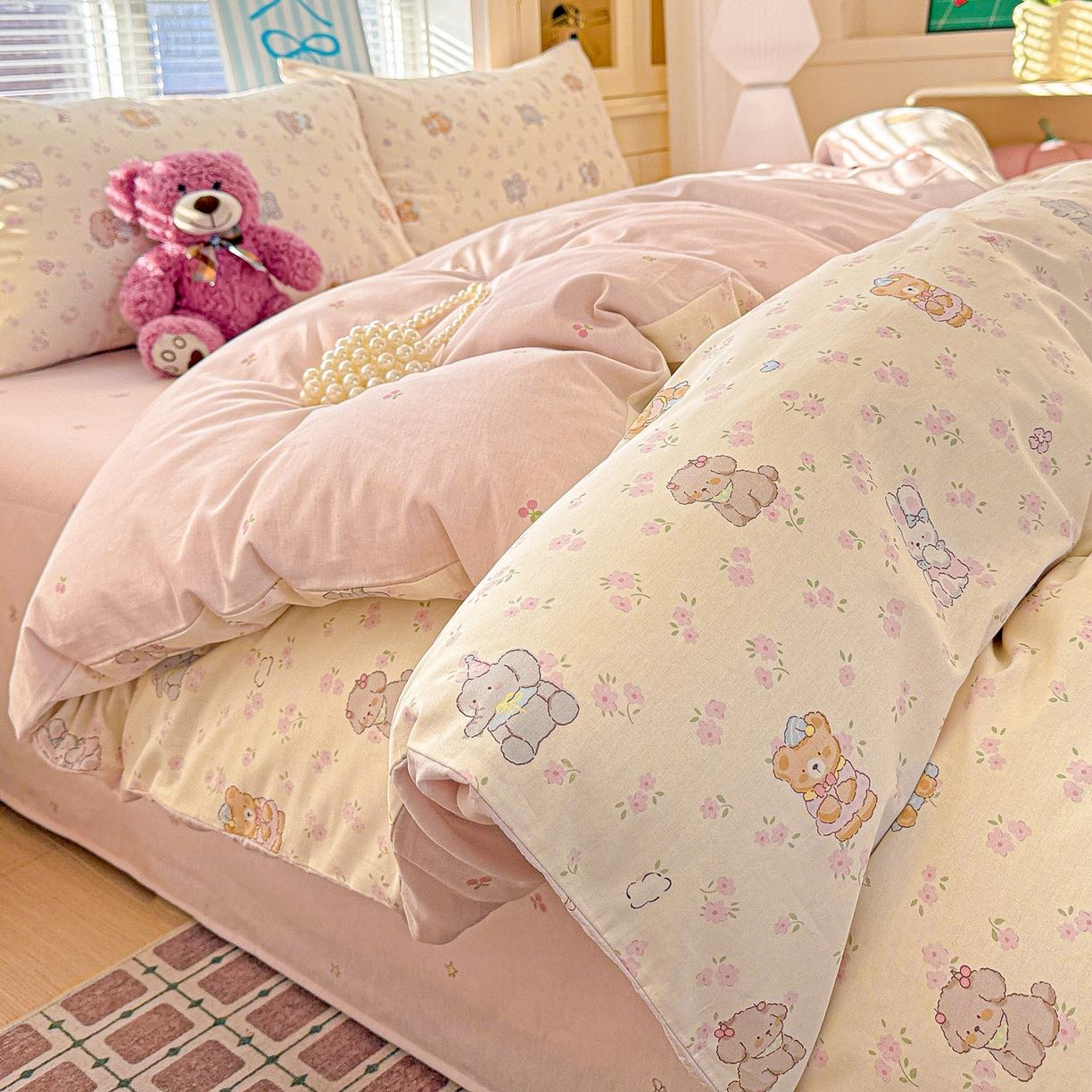 91家纺网 家纺一手货源 找家纺 （总）名品家纺 2026新款100%纯棉四件套系列