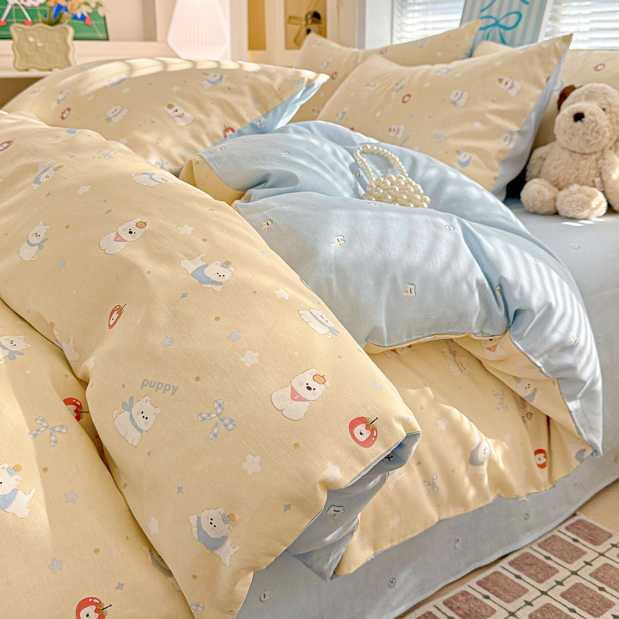 91家纺网 家纺一手货源 找家纺 （总）名品家纺 2026新款100%纯棉四件套系列