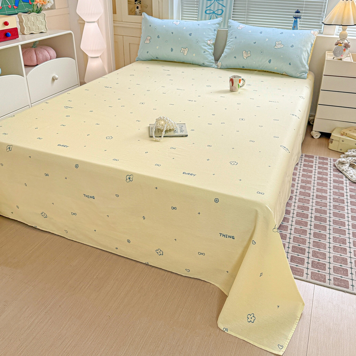 91家纺网 家纺一手货源 找家纺 名品家纺 2026新款100%纯棉四件套系列 提供买家秀 哈基米