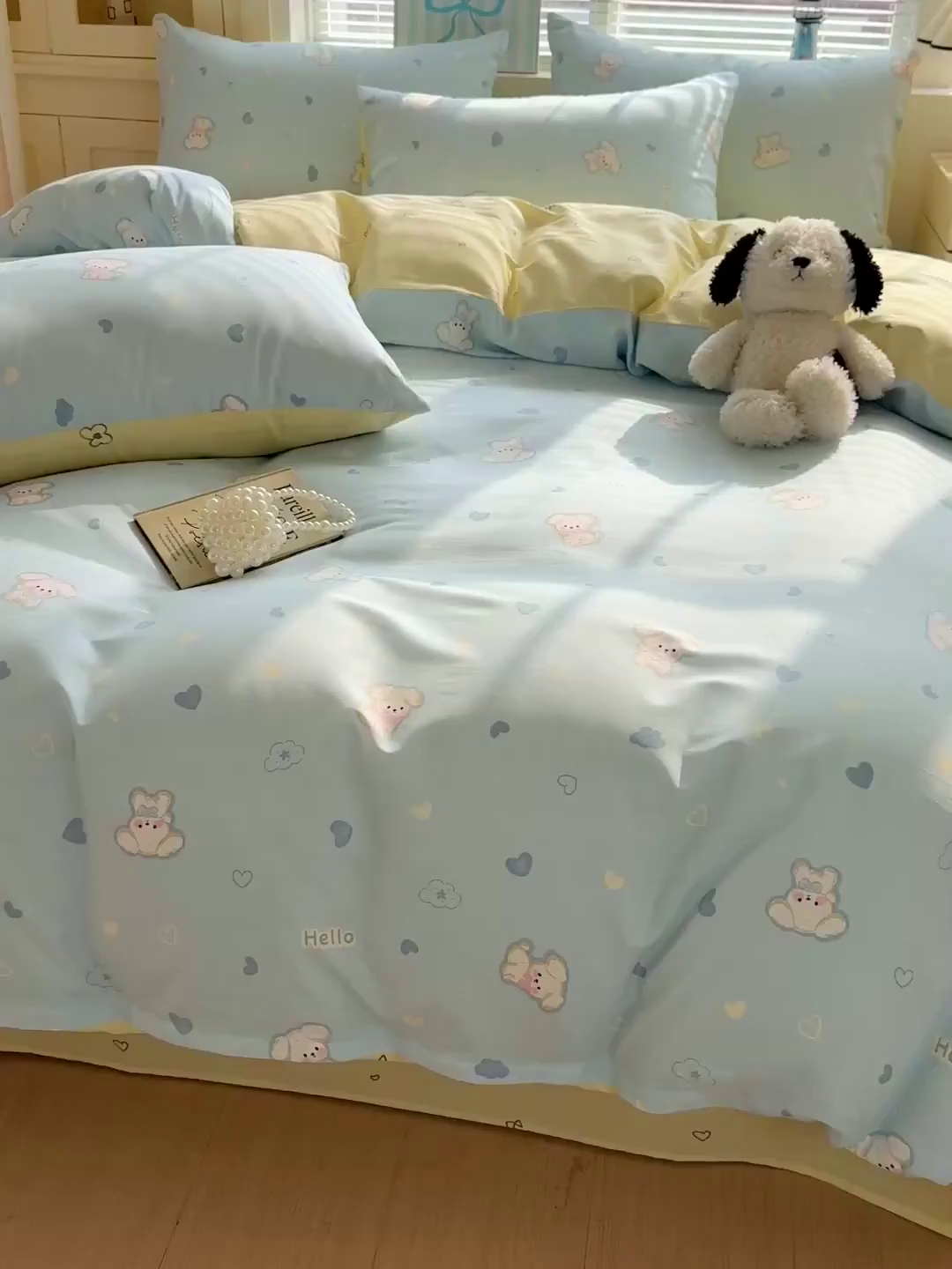 91家纺网 家纺一手货源 找家纺 名品家纺 2026新款100%纯棉四件套系列 提供买家秀 哈基米