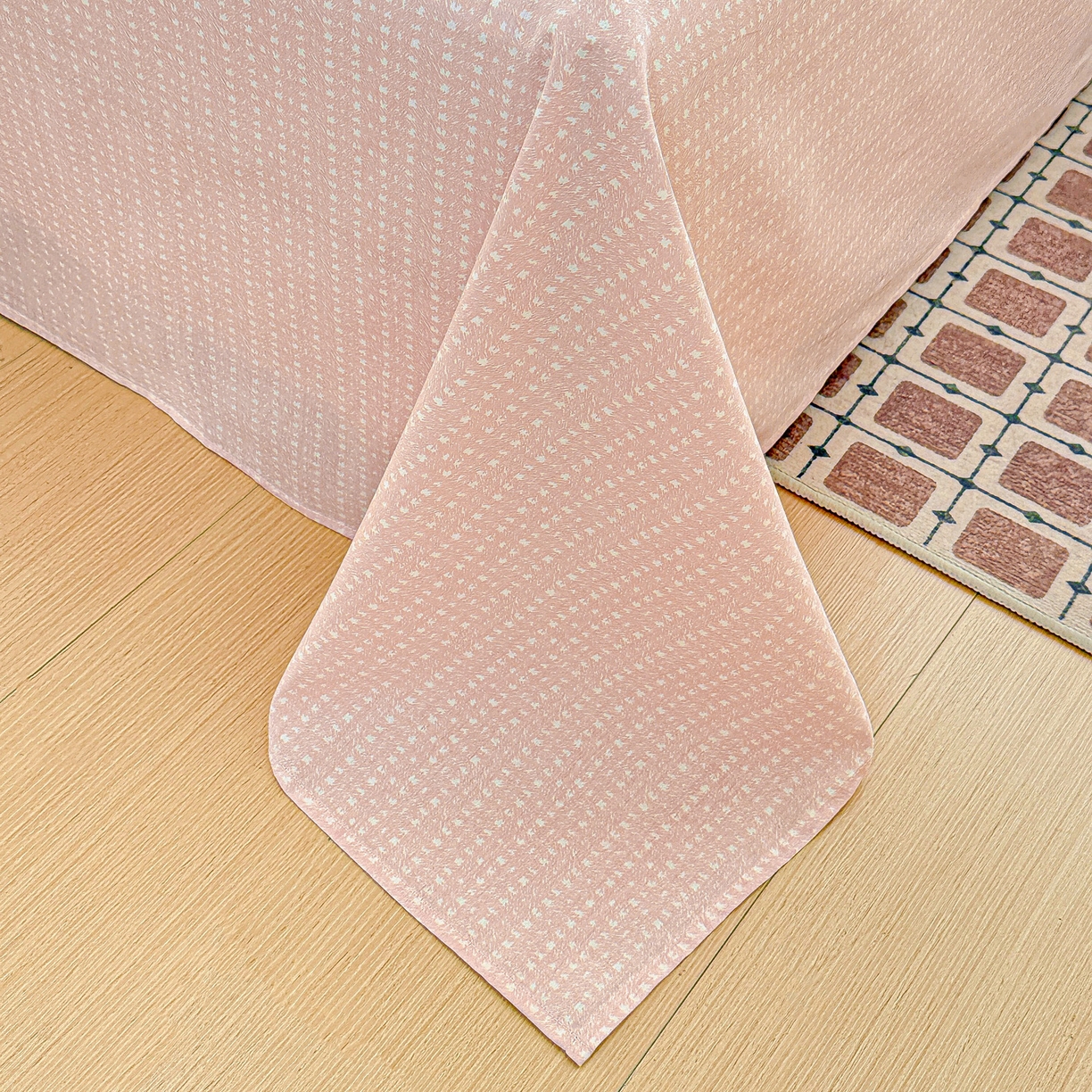 91家纺网 家纺一手货源 找家纺 名品家纺 2026新款100%纯棉四件套系列 冷羽花园