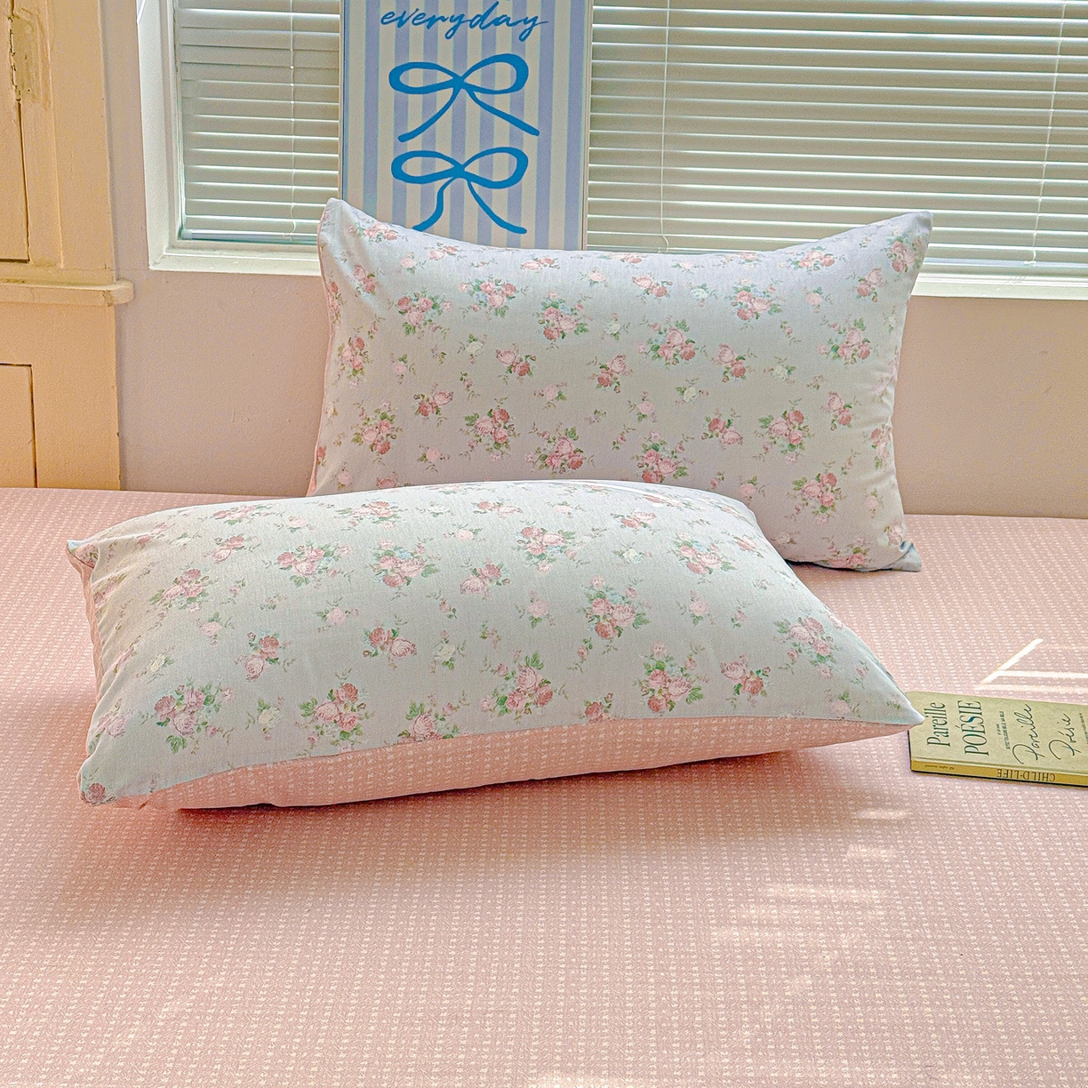 91家纺网 家纺一手货源 找家纺 名品家纺 2026新款100%纯棉四件套系列 冷羽花园