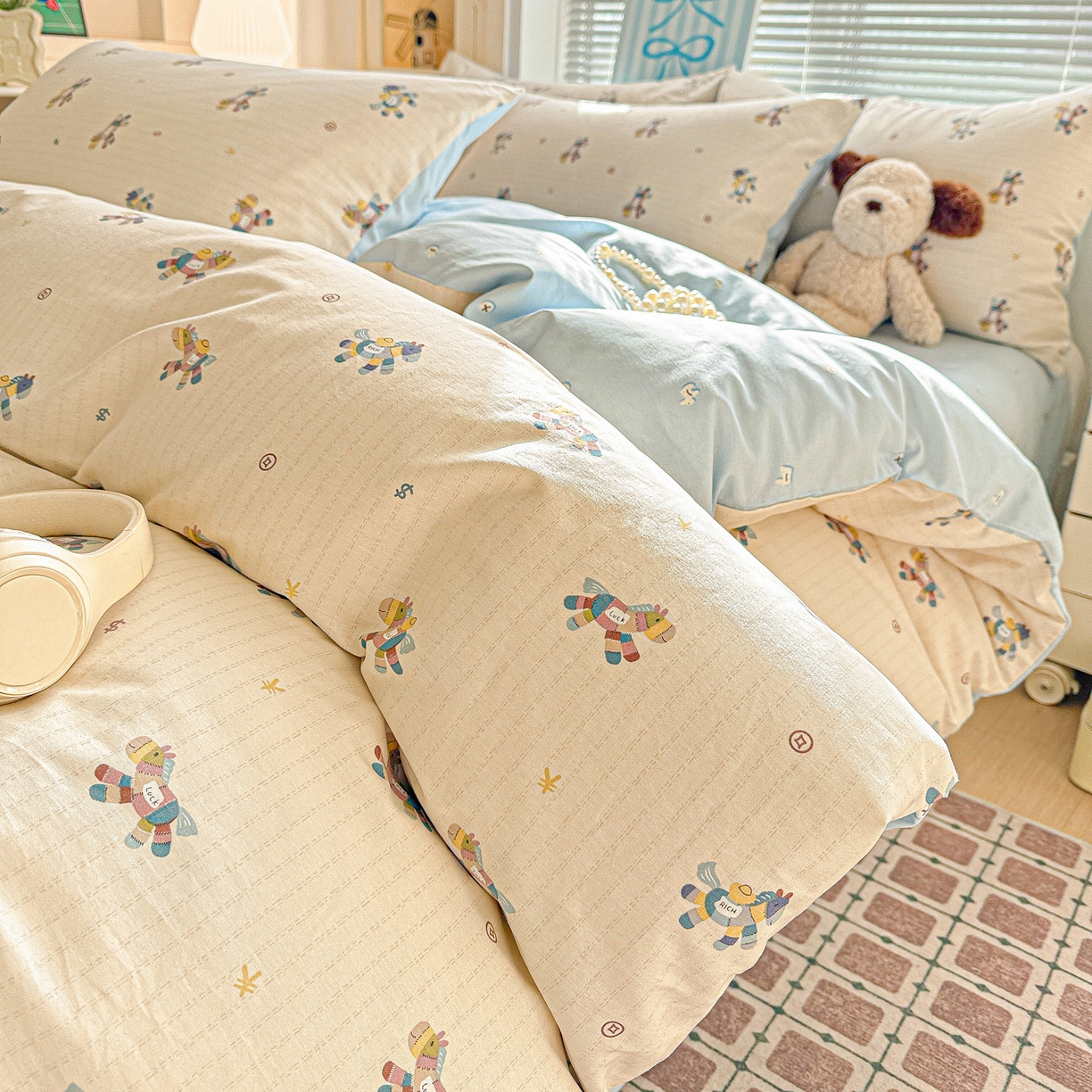 名品家纺 2026新款100%纯棉四件套系列 马上有钱