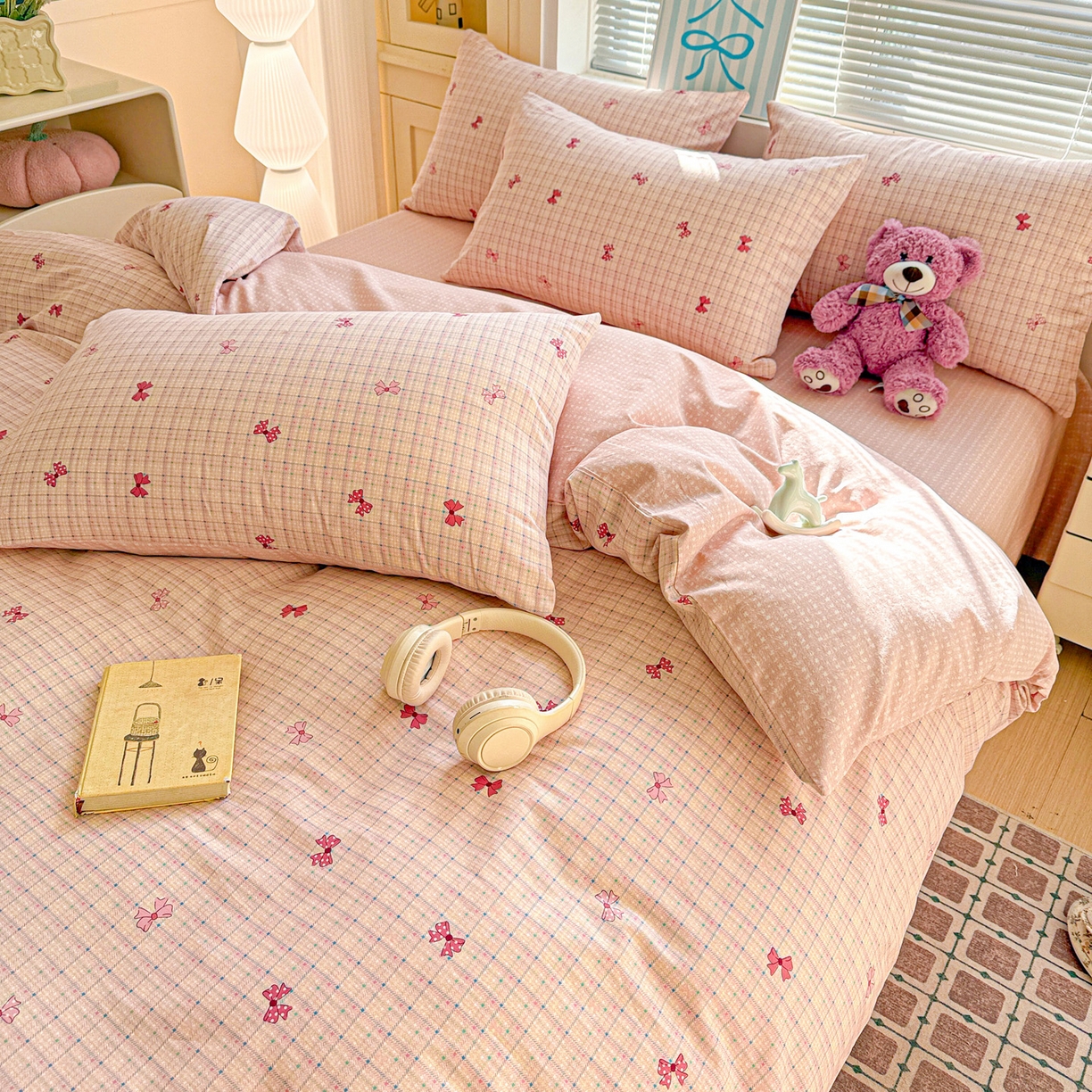 91家纺网 家纺一手货源 找家纺 名品家纺 2026新款100%纯棉四件套系列 梦境手账