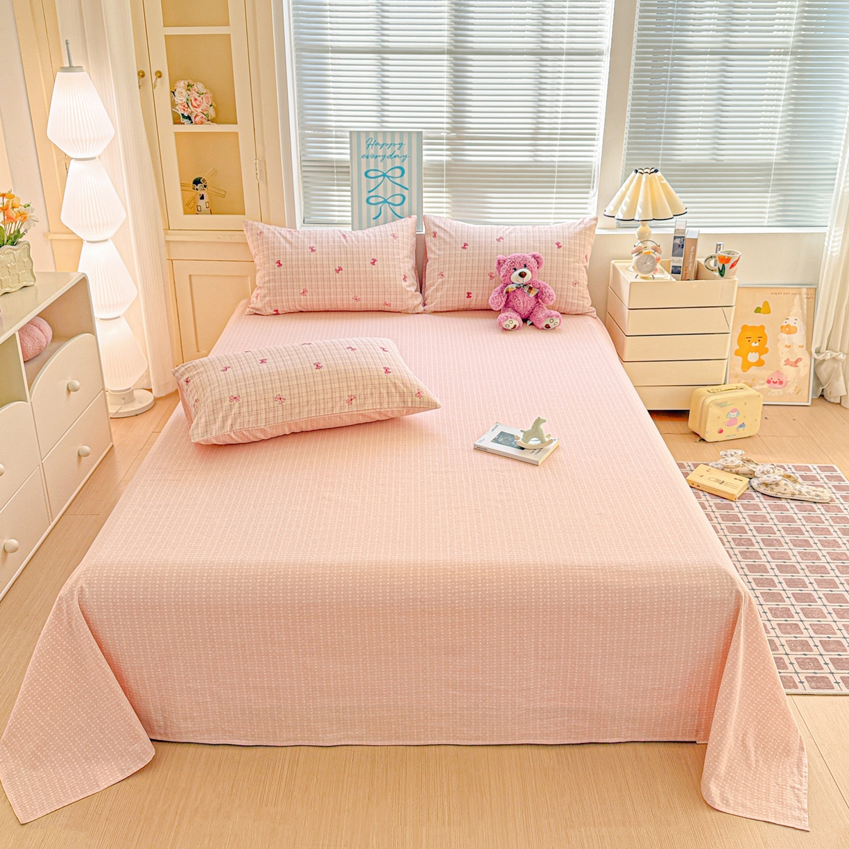 91家纺网 家纺一手货源 找家纺 名品家纺 2026新款100%纯棉四件套系列 梦境手账