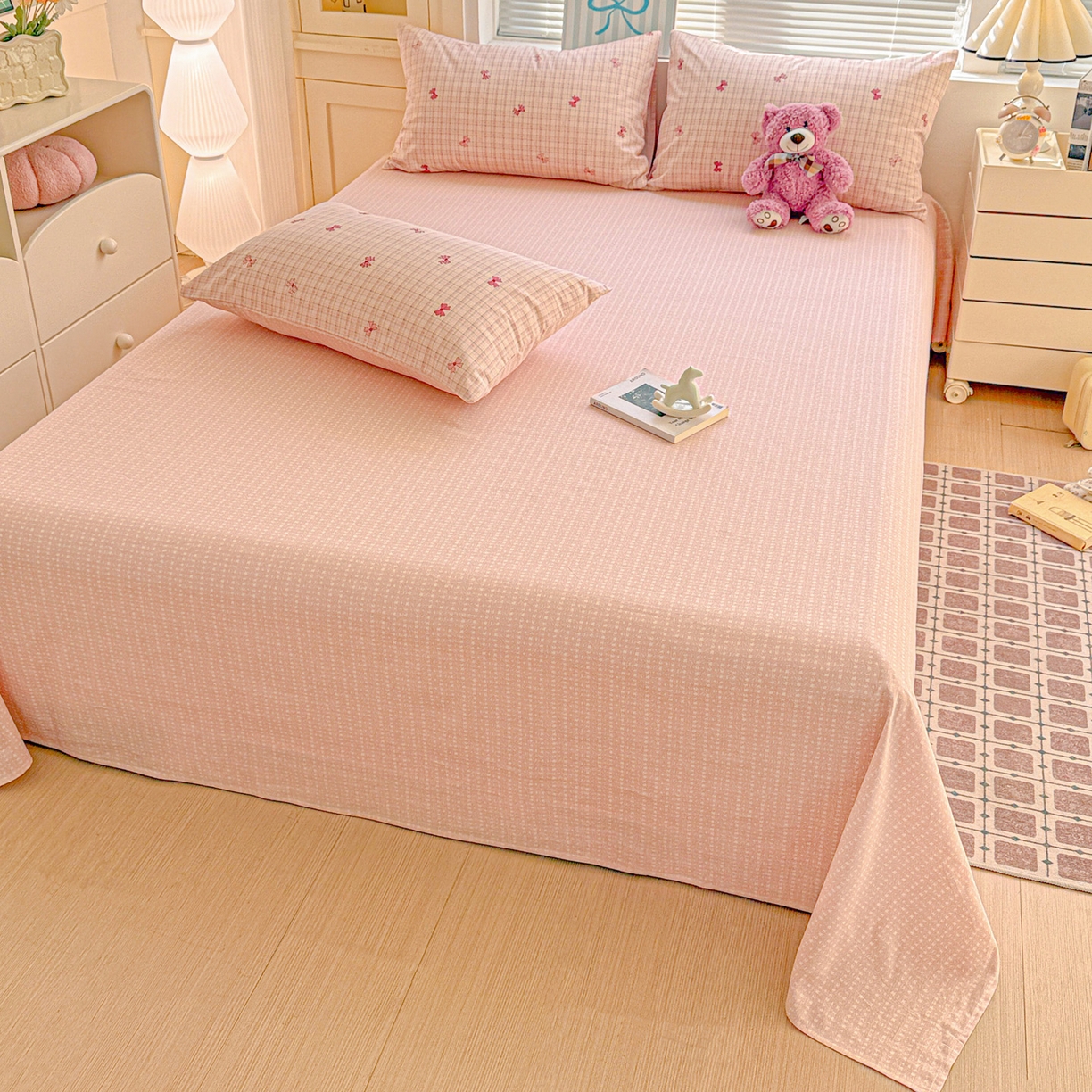 91家纺网 家纺一手货源 找家纺 名品家纺 2026新款100%纯棉四件套系列 梦境手账