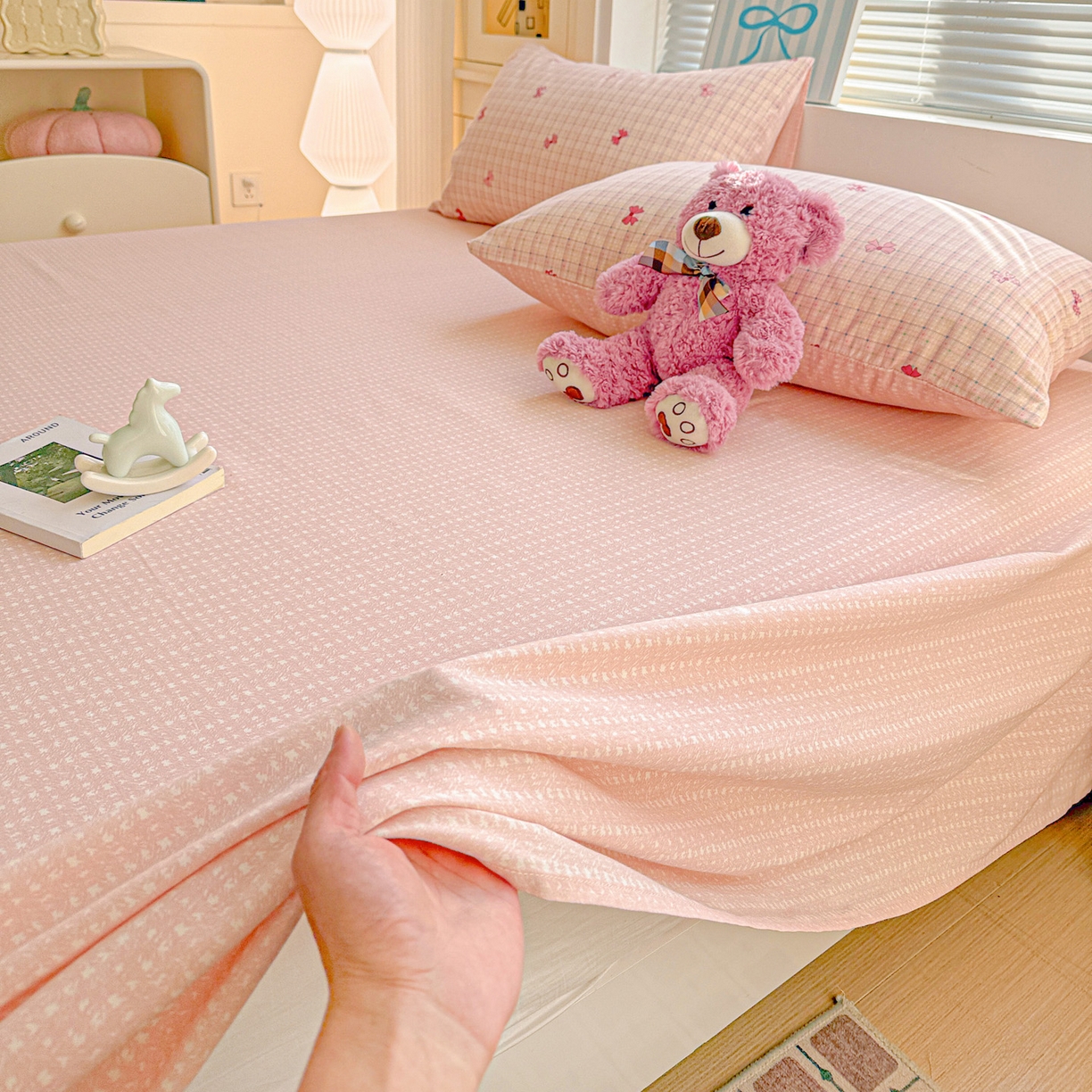 91家纺网 家纺一手货源 找家纺 名品家纺 2026新款100%纯棉四件套系列 梦境手账