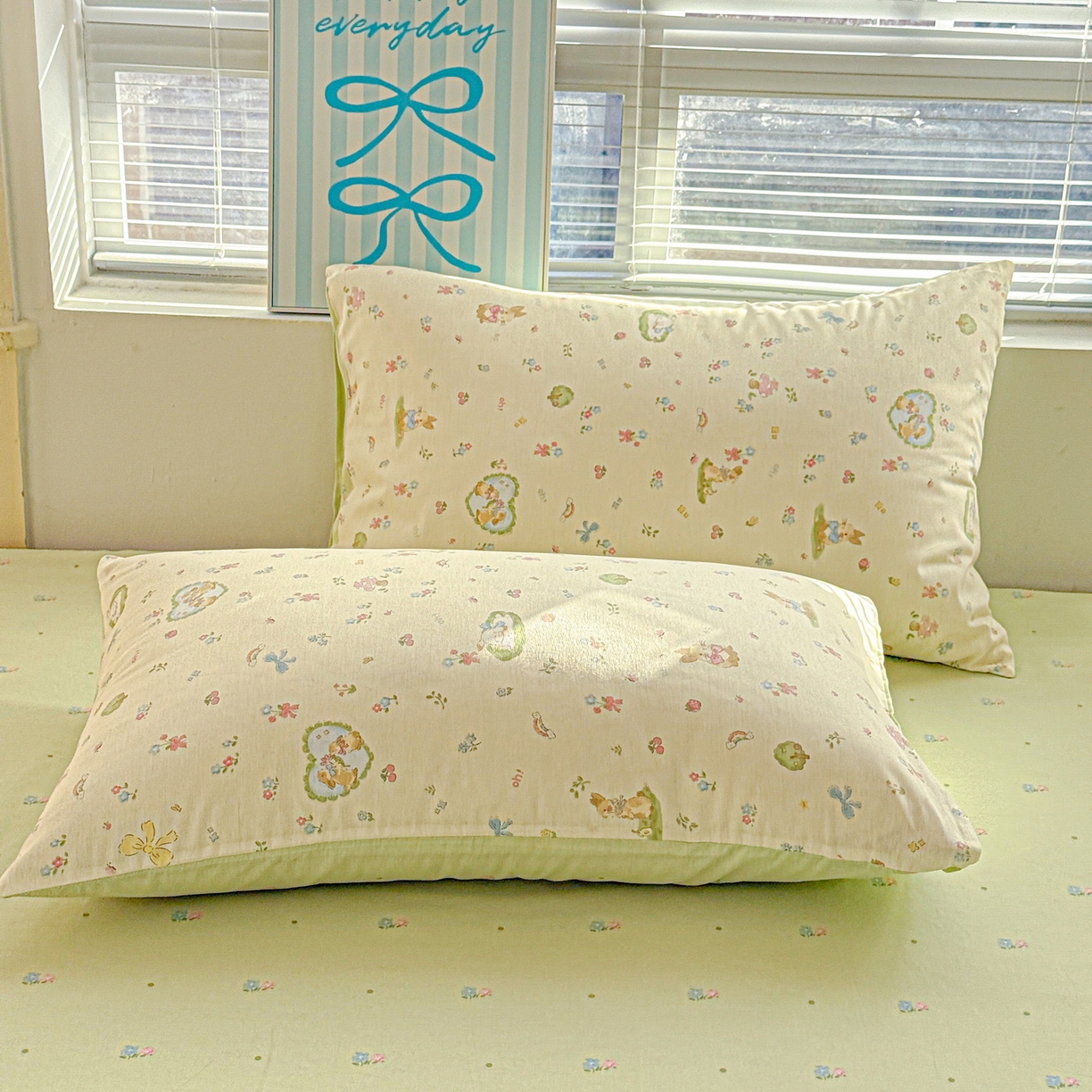 91家纺网 家纺一手货源 找家纺 名品家纺 2026新款100%纯棉四件套系列 蘑菇电话