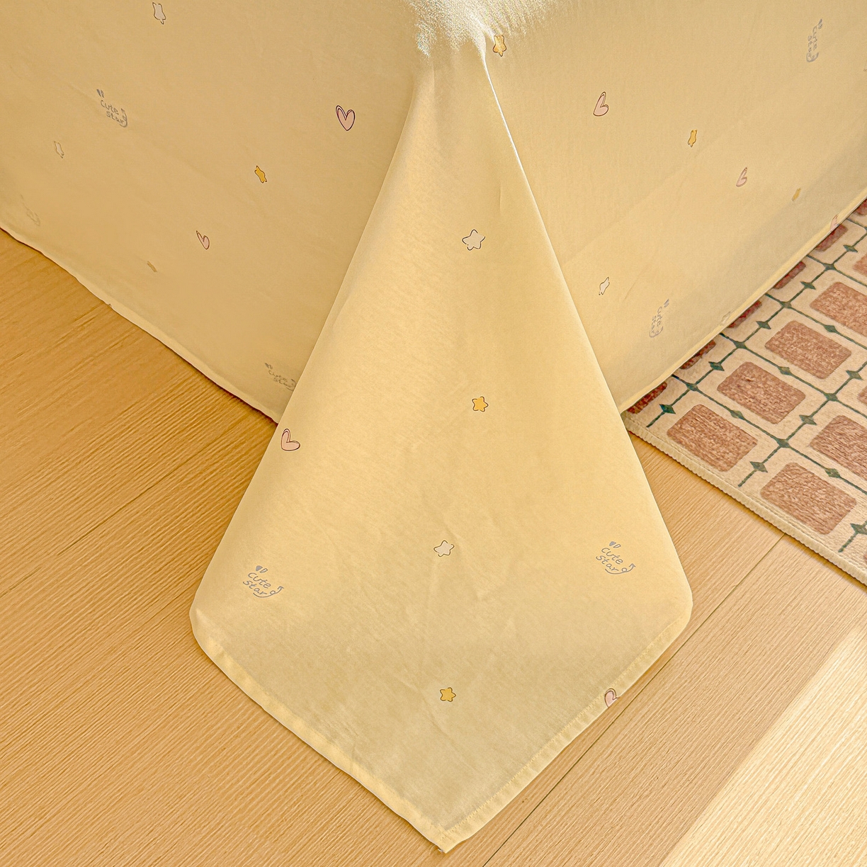 91家纺网 家纺一手货源 找家纺 名品家纺 2026新款100%纯棉四件套系列 苹果小狗