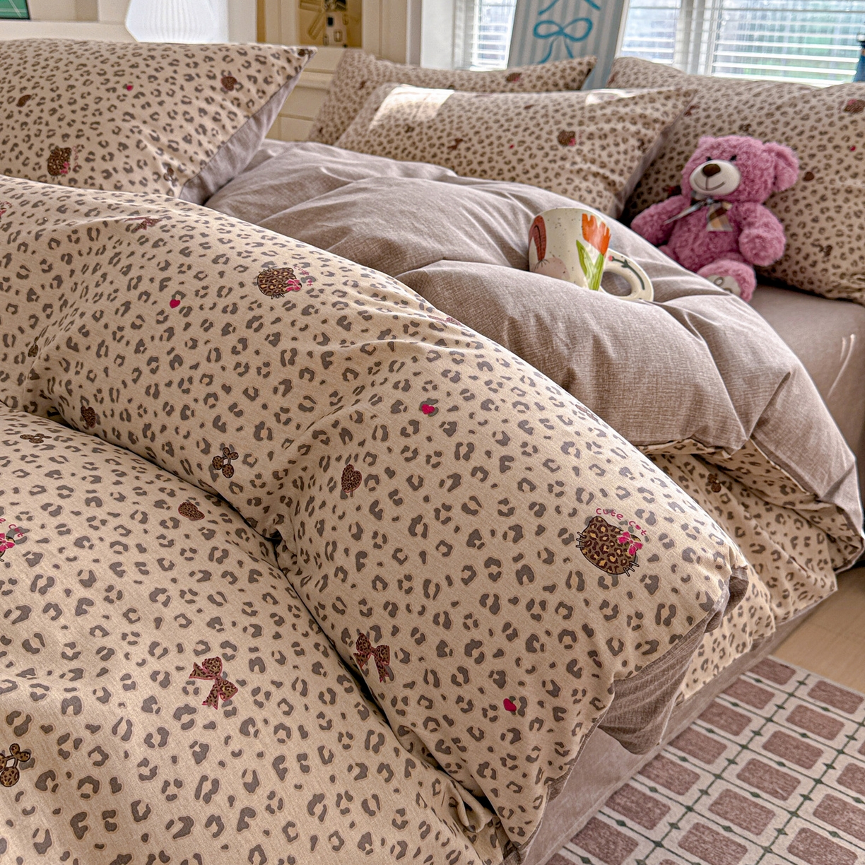 名品家纺 2026新款100%纯棉四件套系列 千禧少女