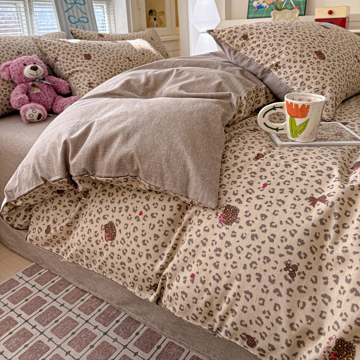 91家纺网 家纺一手货源 找家纺 名品家纺 2026新款100%纯棉四件套系列 千禧少女