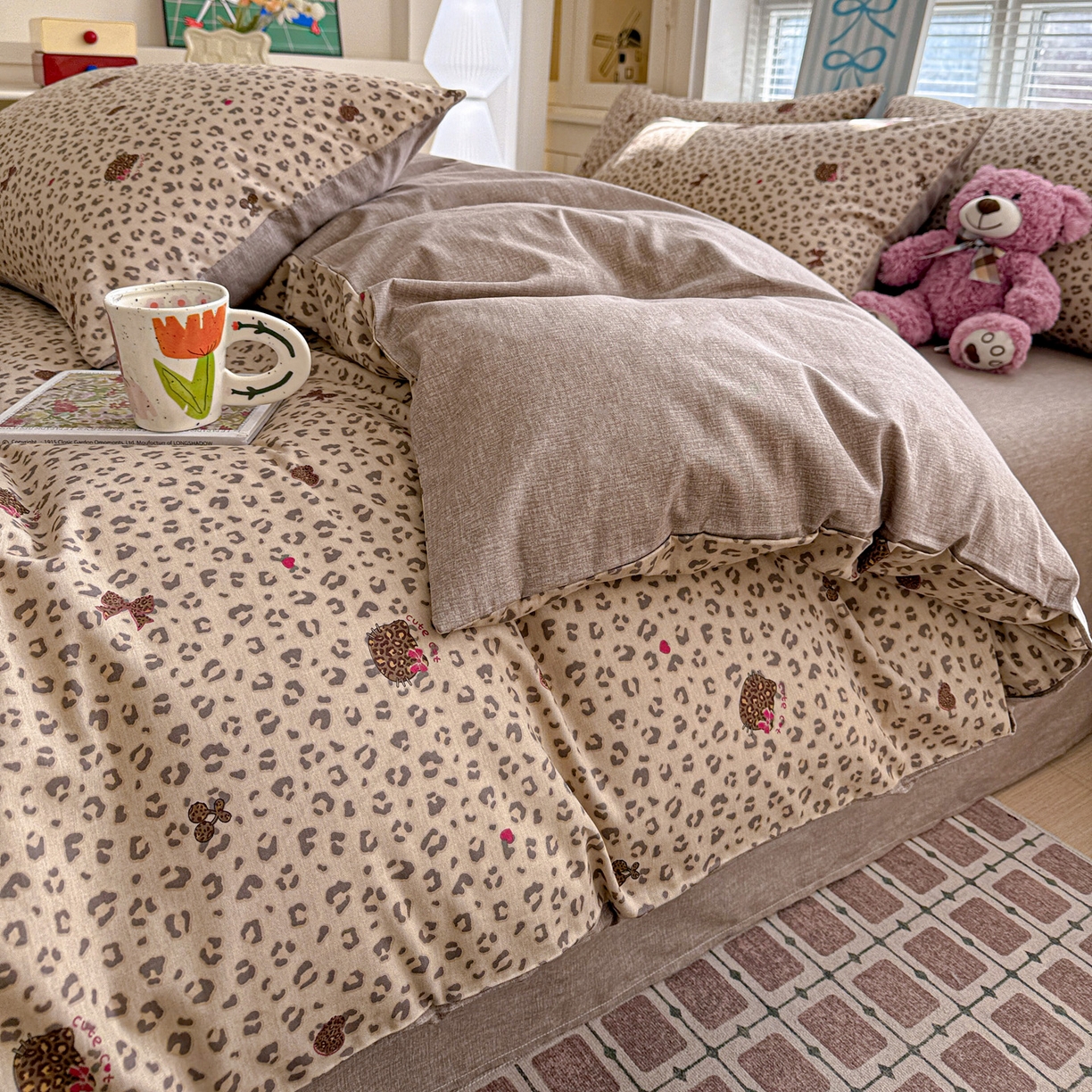 91家纺网 家纺一手货源 找家纺 名品家纺 2026新款100%纯棉四件套系列 千禧少女