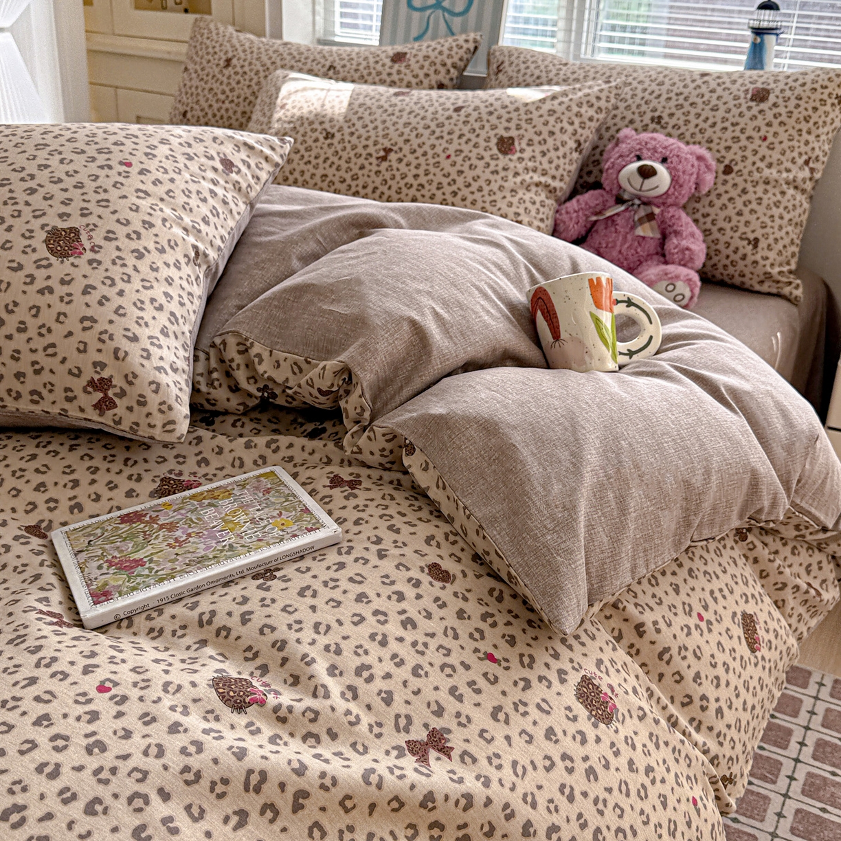 91家纺网 家纺一手货源 找家纺 名品家纺 2026新款100%纯棉四件套系列 千禧少女