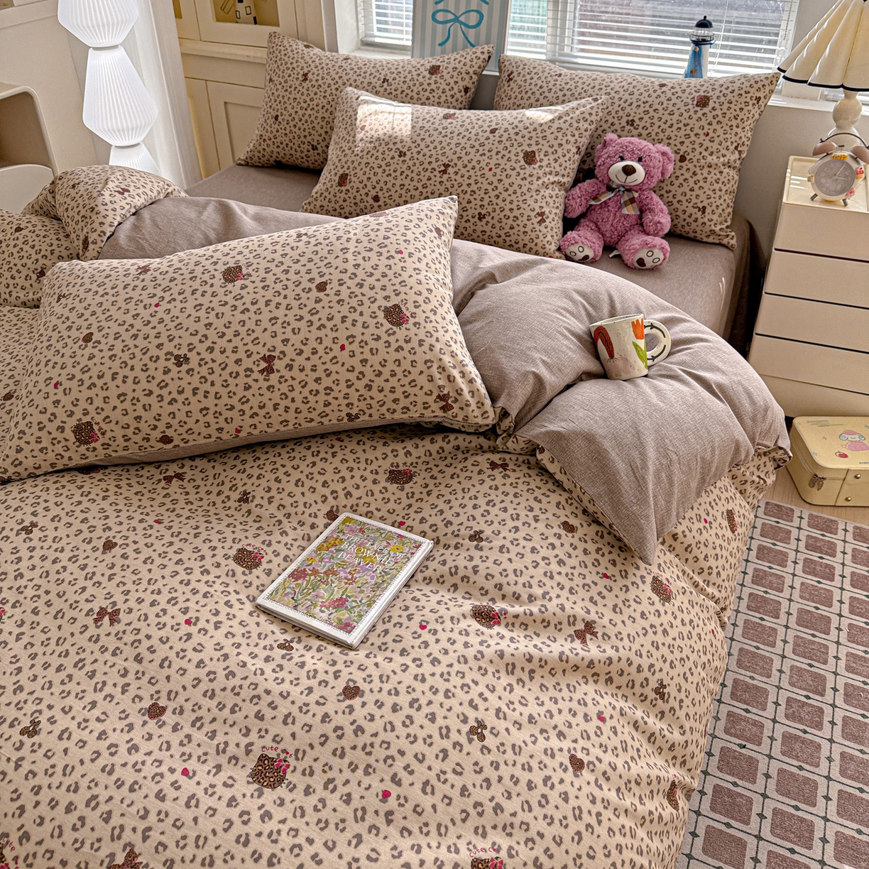 91家纺网 家纺一手货源 找家纺 名品家纺 2026新款100%纯棉四件套系列 千禧少女