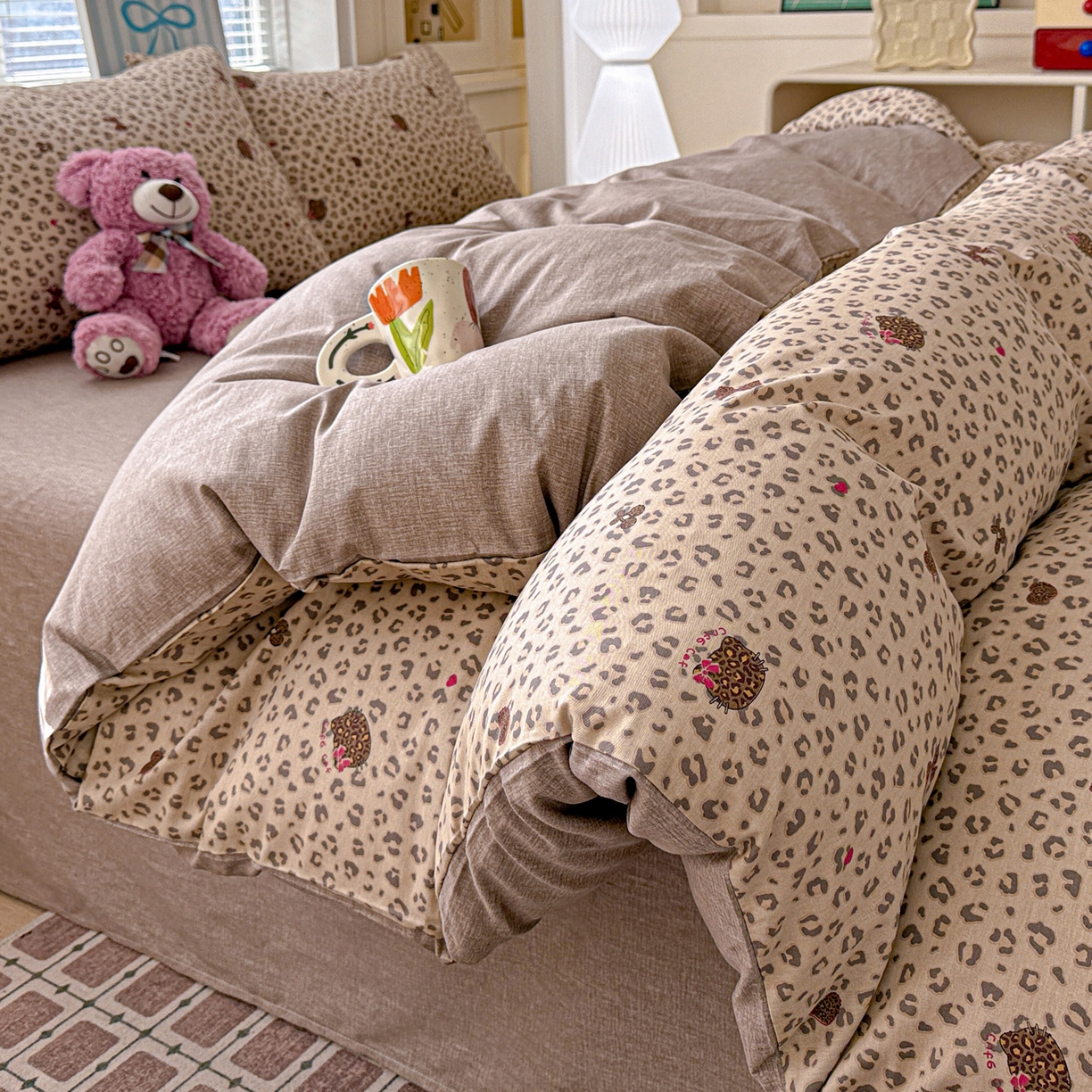 91家纺网 家纺一手货源 找家纺 名品家纺 2026新款100%纯棉四件套系列 千禧少女