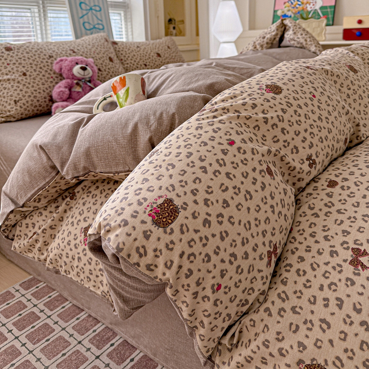 91家纺网 家纺一手货源 找家纺 名品家纺 2026新款100%纯棉四件套系列 千禧少女