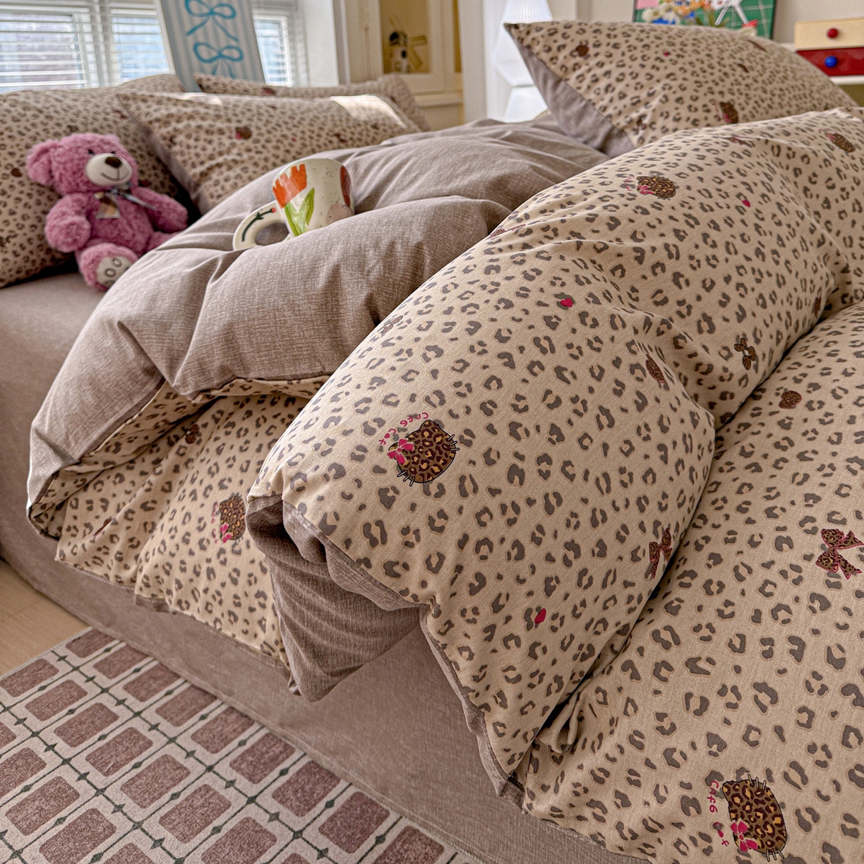 91家纺网 家纺一手货源 找家纺 名品家纺 2026新款100%纯棉四件套系列 千禧少女