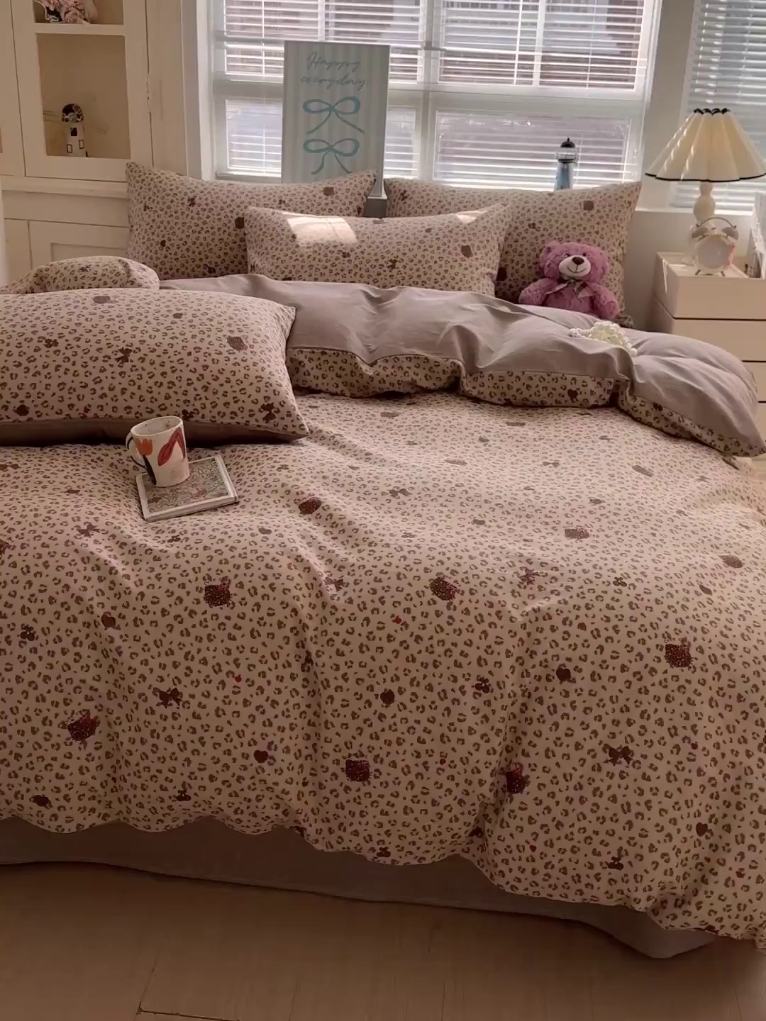 91家纺网 家纺一手货源 找家纺 名品家纺 2026新款100%纯棉四件套系列 千禧少女