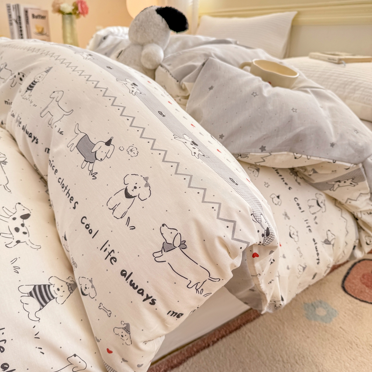 91家纺网 家纺一手货源 找家纺 （总）名品家纺 2026新款100%纯棉单被套系列