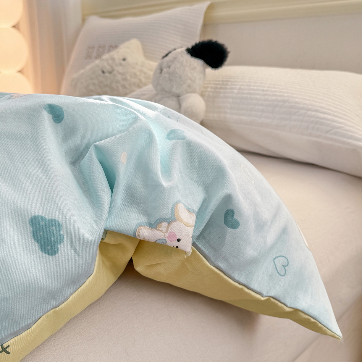 91家纺网 家纺一手货源 找家纺 名品家纺 2026新款100%纯棉单被套系列 提供买家秀 哈基米