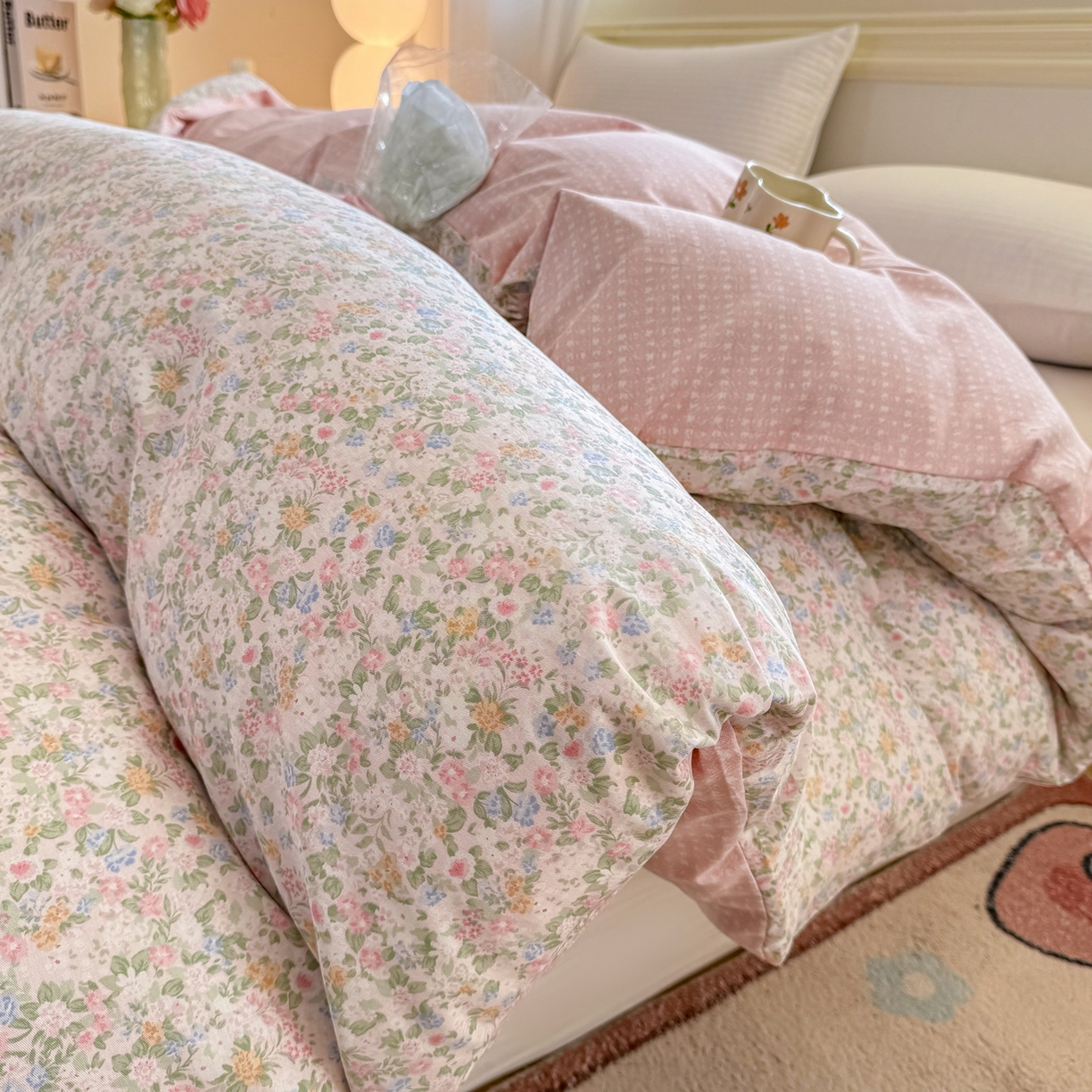 名品家纺 2026新款100%纯棉单被套系列 花夕印象