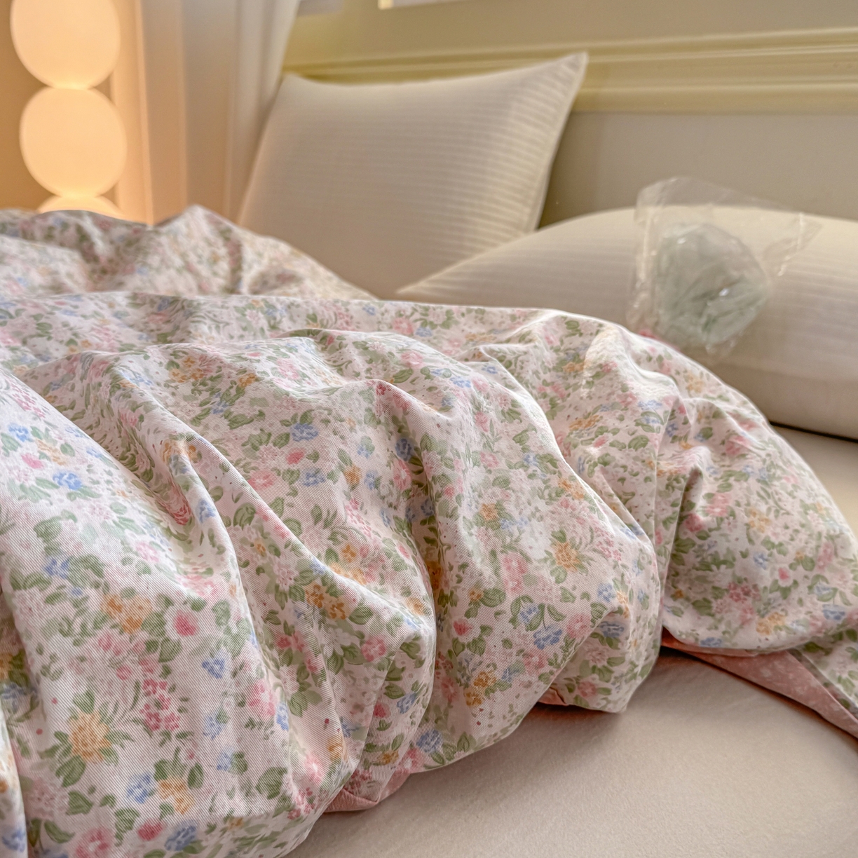 91家纺网 家纺一手货源 找家纺 名品家纺 2026新款100%纯棉单被套系列 花夕印象