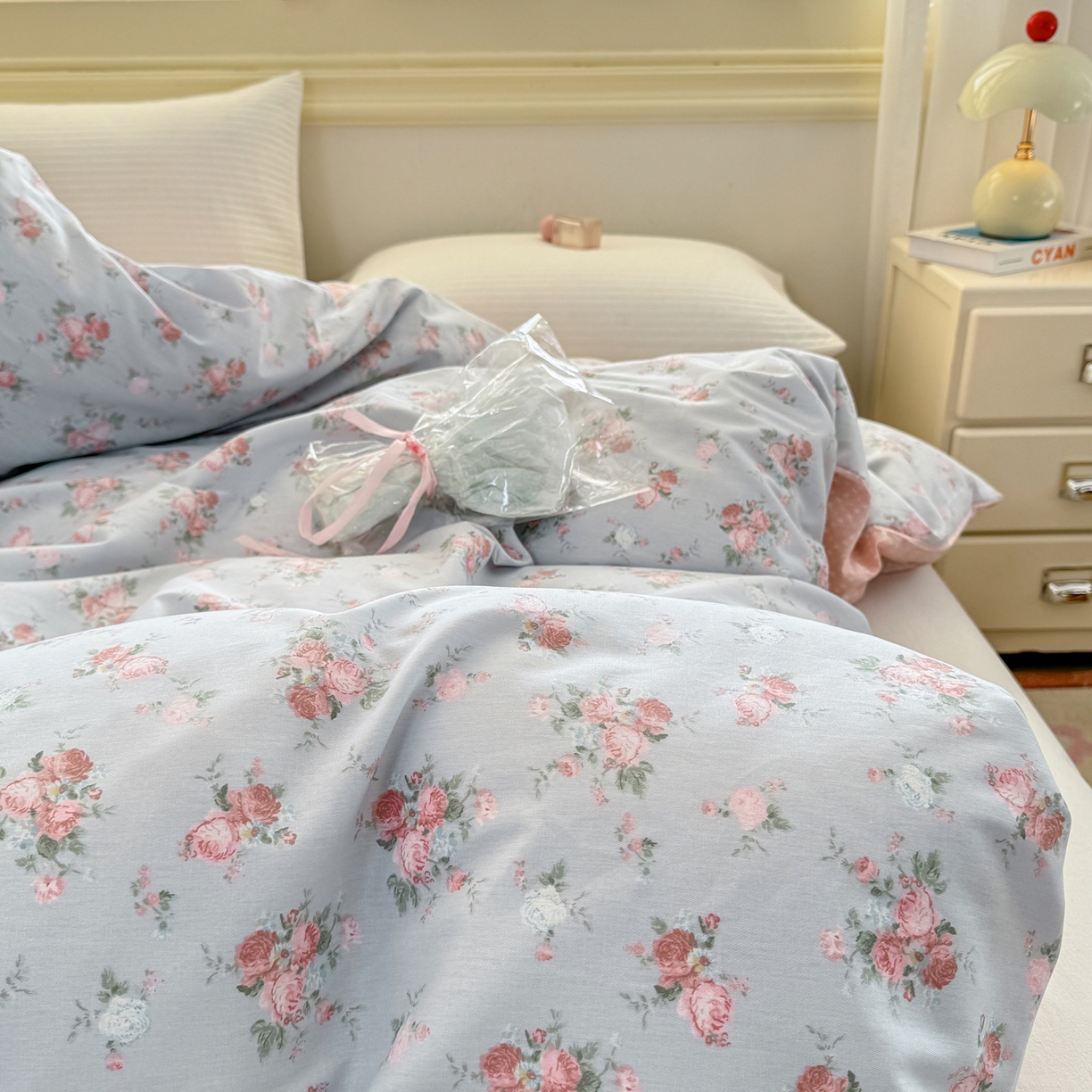 91家纺网 家纺一手货源 找家纺 名品家纺 2026新款100%纯棉单被套系列 泠羽花园