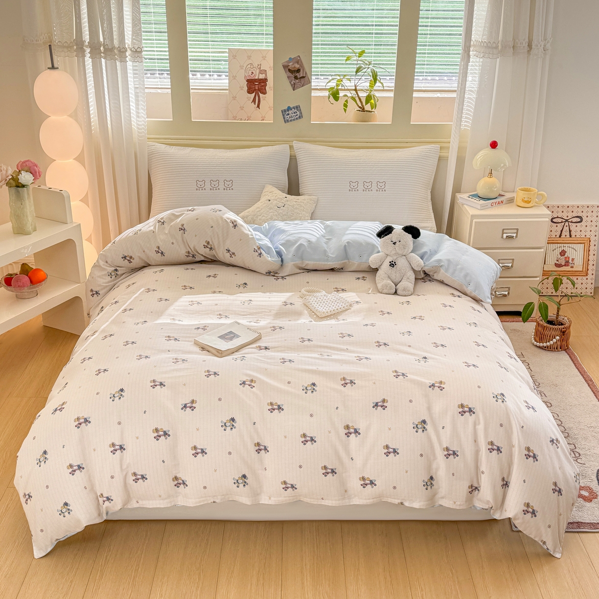 91家纺网 家纺一手货源 找家纺 名品家纺 2026新款100%纯棉单被套系列 马上有钱