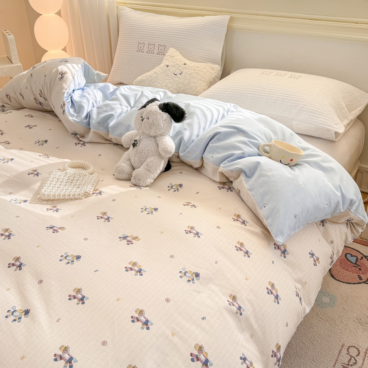 91家纺网 家纺一手货源 找家纺 名品家纺 2026新款100%纯棉单被套系列 马上有钱