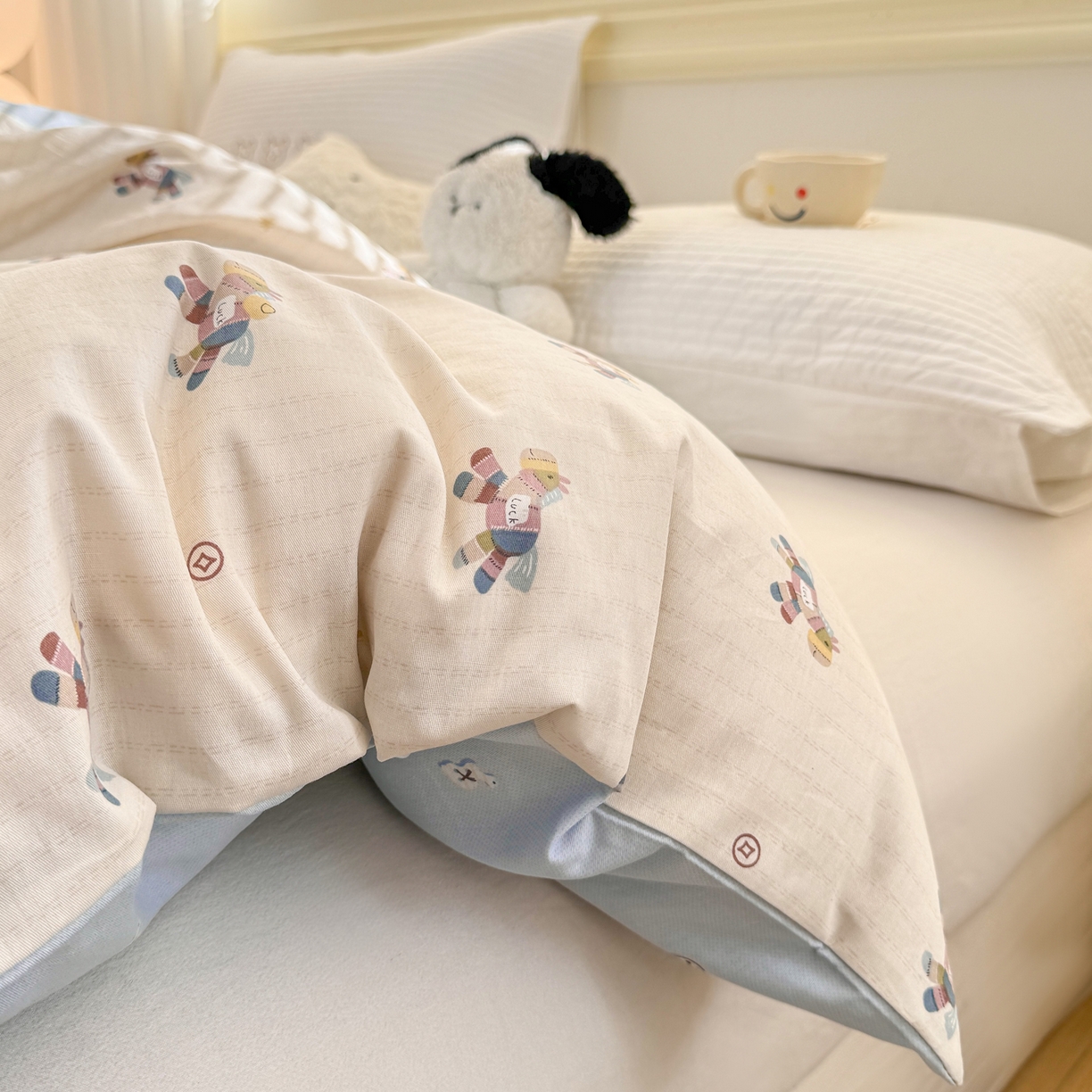 91家纺网 家纺一手货源 找家纺 名品家纺 2026新款100%纯棉单被套系列 马上有钱