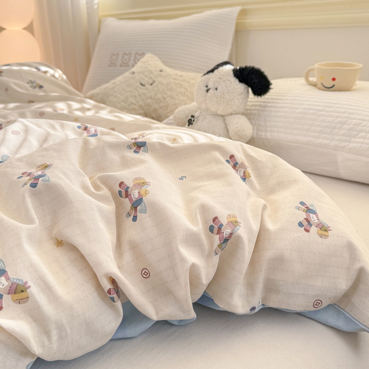 91家纺网 家纺一手货源 找家纺 名品家纺 2026新款100%纯棉单被套系列 马上有钱