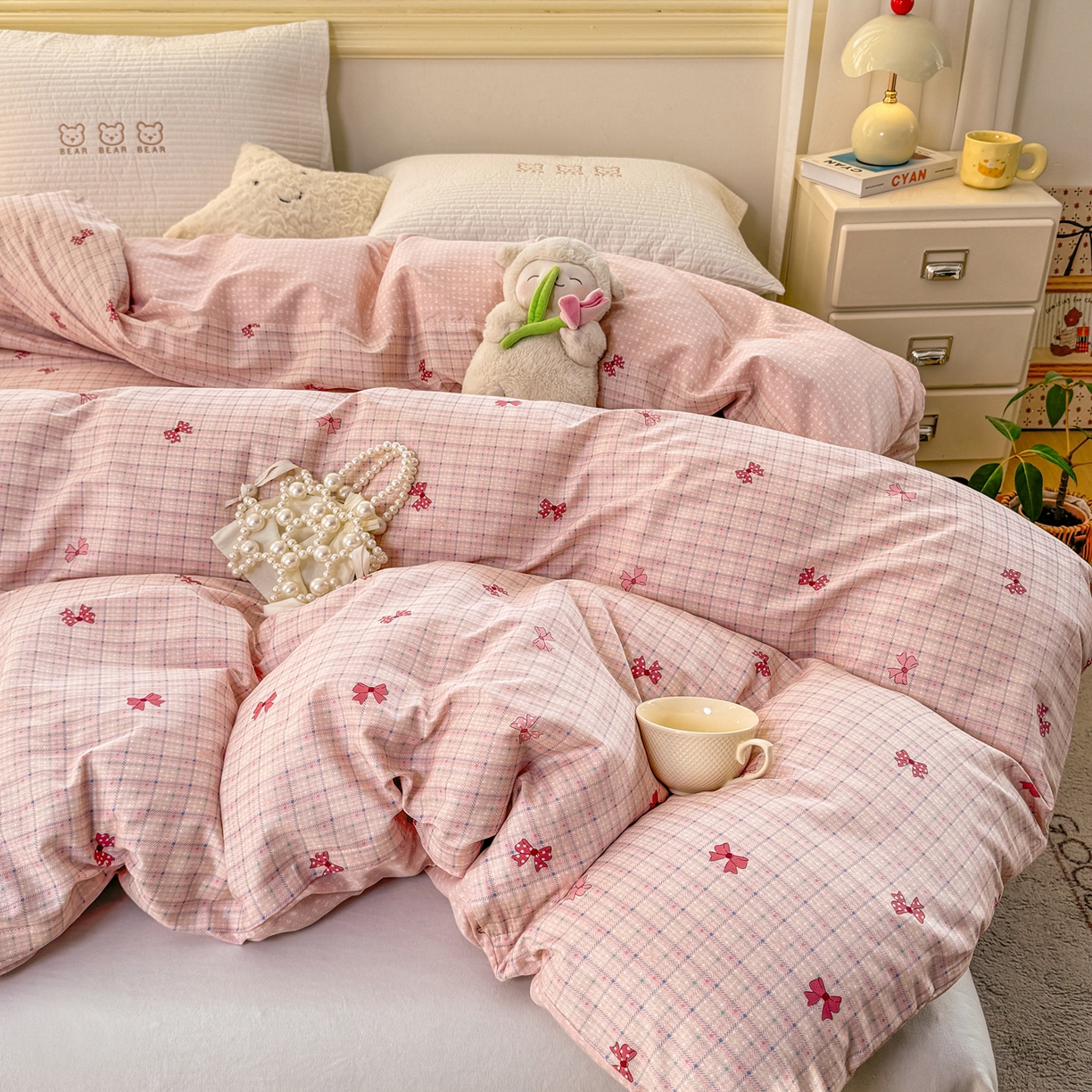 91家纺网 家纺一手货源 找家纺 名品家纺 2026新款100%纯棉单被套系列 梦境手账