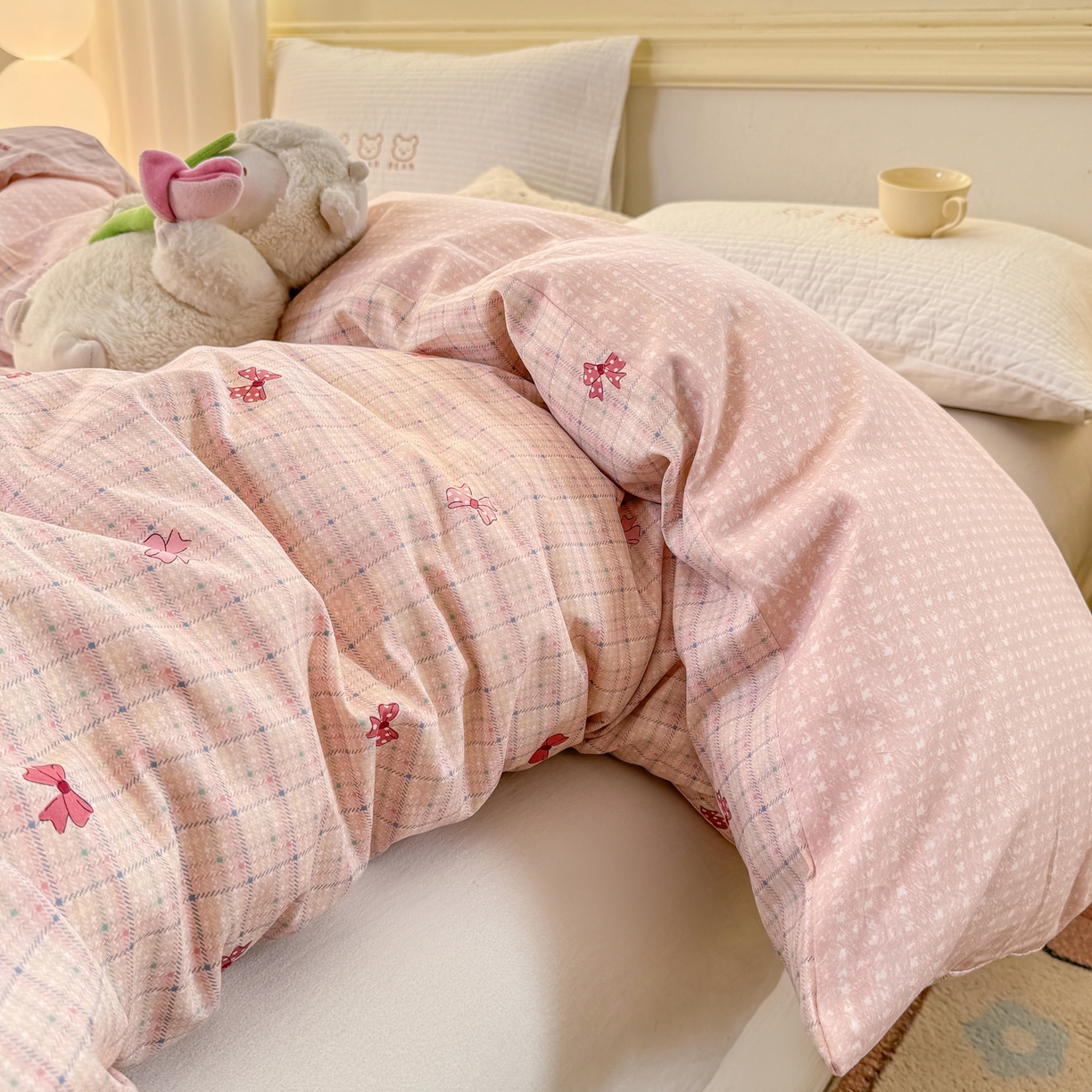 91家纺网 家纺一手货源 找家纺 名品家纺 2026新款100%纯棉单被套系列 梦境手账