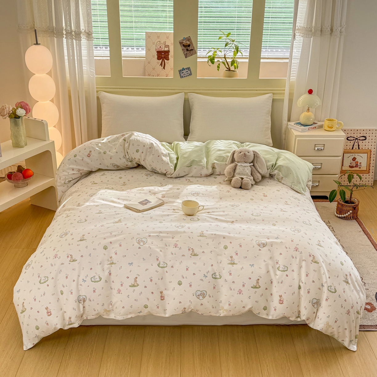 91家纺网 家纺一手货源 找家纺 名品家纺 2026新款100%纯棉单被套系列 蘑菇电话