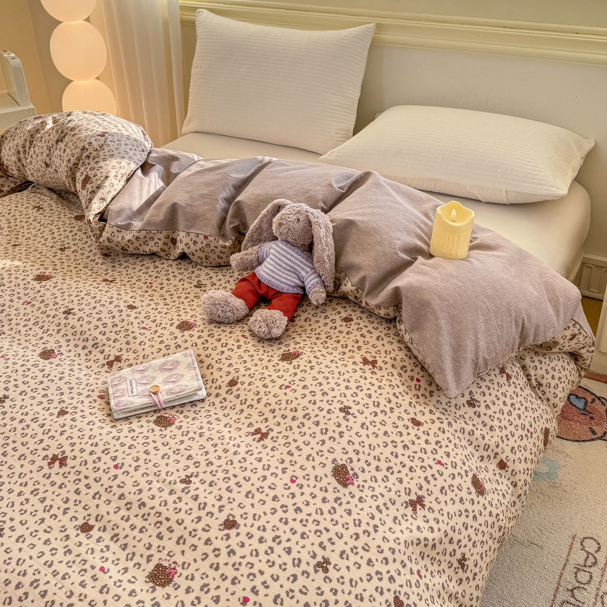 91家纺网 家纺一手货源 找家纺 名品家纺 2026新款100%纯棉单被套系列 千禧少女