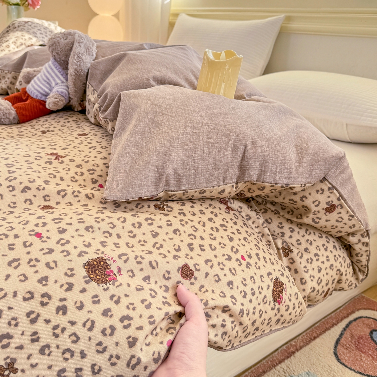 91家纺网 家纺一手货源 找家纺 名品家纺 2026新款100%纯棉单被套系列 千禧少女