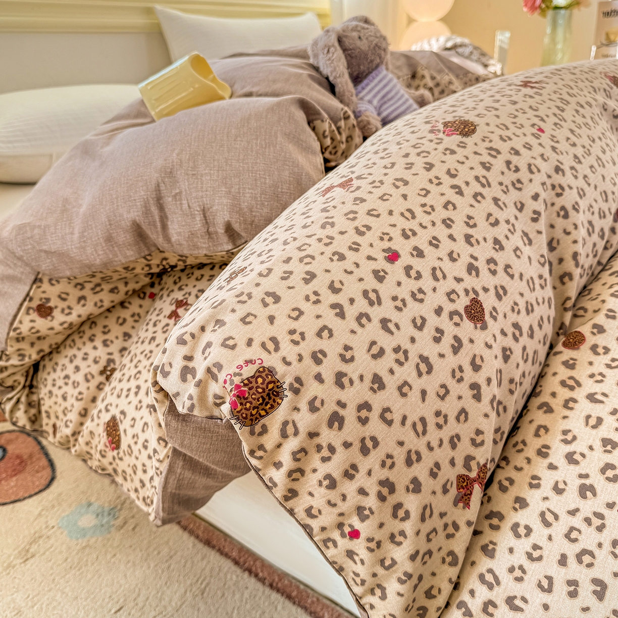 91家纺网 家纺一手货源 找家纺 名品家纺 2026新款100%纯棉单被套系列 千禧少女