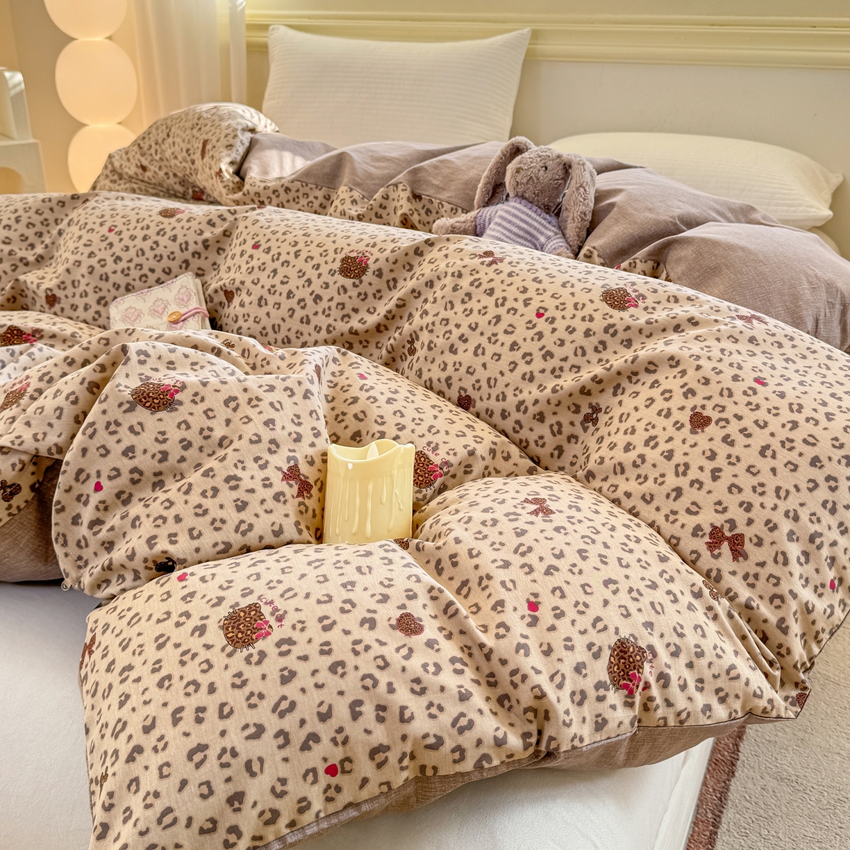 91家纺网 家纺一手货源 找家纺 名品家纺 2026新款100%纯棉单被套系列 千禧少女