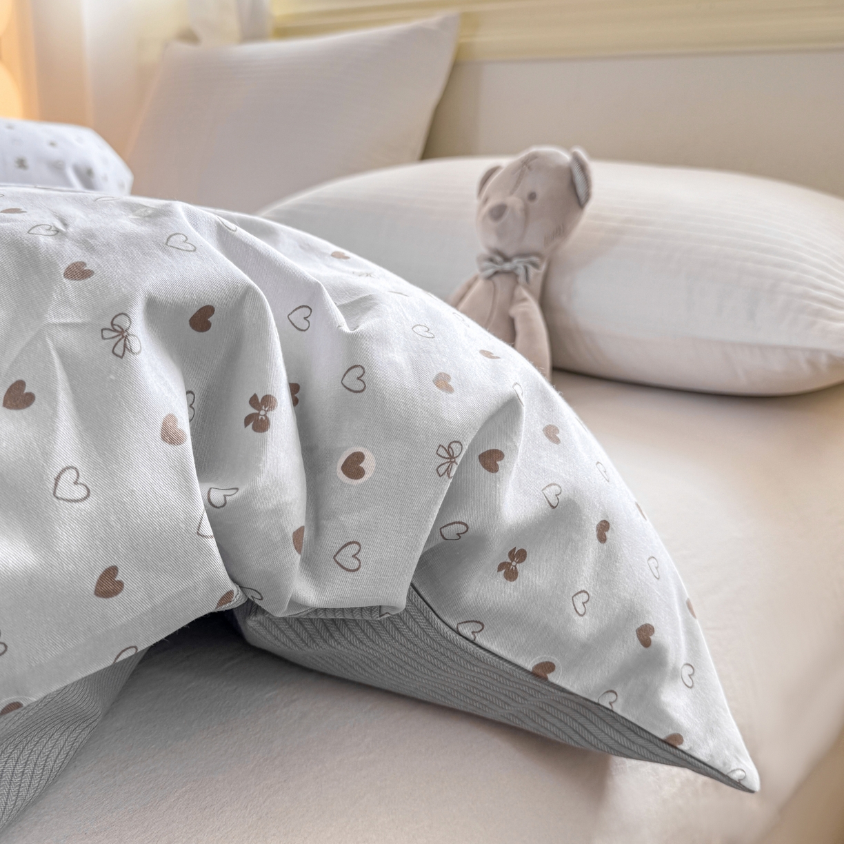 91家纺网 家纺一手货源 找家纺 名品家纺 2026新款100%纯棉单被套系列 数字心情