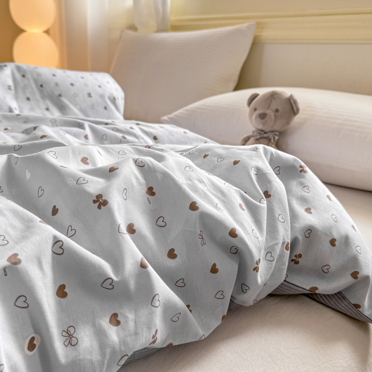 91家纺网 家纺一手货源 找家纺 名品家纺 2026新款100%纯棉单被套系列 数字心情