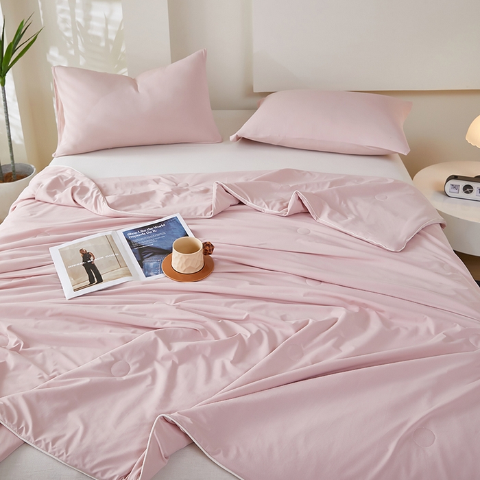 91家纺网 家纺一手货源 找家纺 （总）香澜雅室 2026新款锦氨凉感丝清凉夏被