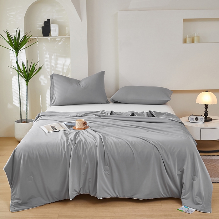 香澜雅室 2026新款锦氨凉感丝清凉夏被 深灰