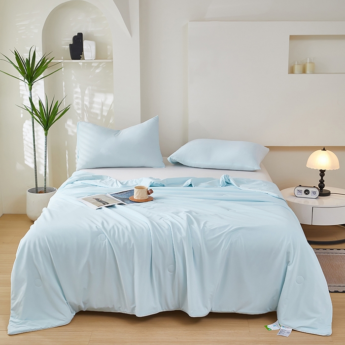 香澜雅室 2026新款锦氨凉感丝清凉夏被 天空兰