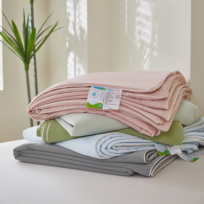 91家纺网 家纺一手货源 找家纺 香澜雅室 2026新款锦氨凉感丝清凉夏被 组合图