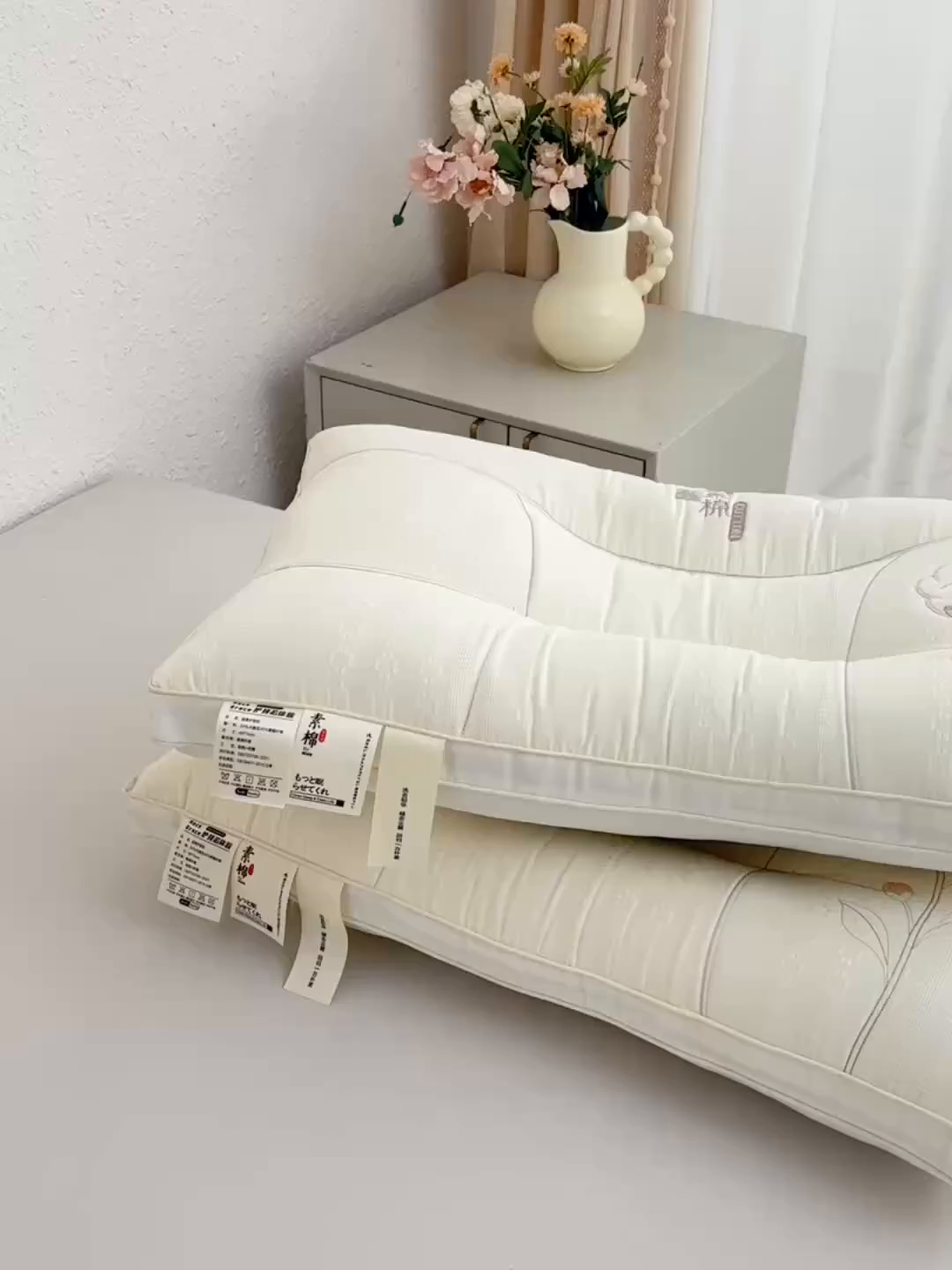 91家纺网 家纺一手货源 找家纺 （总）雅晨枕芯 2025新款素棉枕头定型枕枕头枕芯