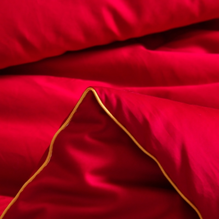 91家纺网 家纺一手货源 找家纺 （总）壹张床 2026新款全棉纯棉60支提花婚庆喜被冬被被子被芯