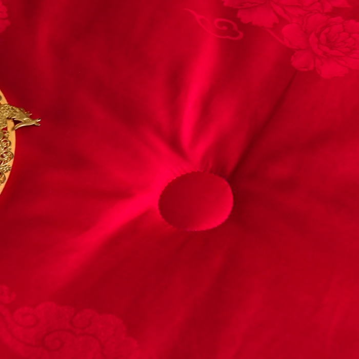 91家纺网 家纺一手货源 找家纺 （总）壹张床 2026新款全棉纯棉60支提花婚庆喜被冬被被子被芯